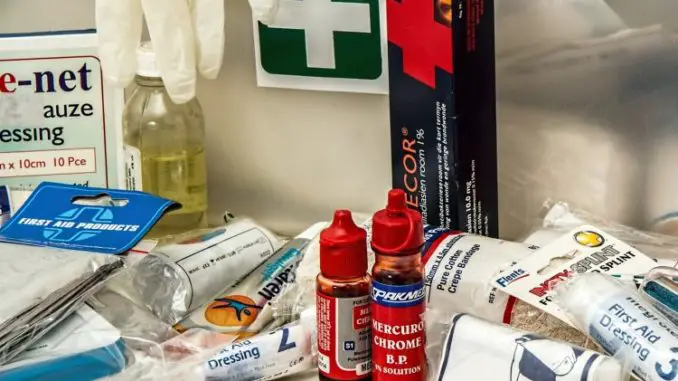 Stored Food Supplies A proper first aid kit needs to be part of your shelter in place kit.