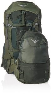The Osprey Aether AG 60 forms a great base for a bug out bag.
