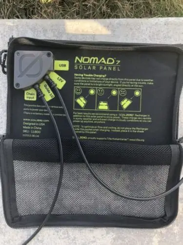 Goal Zero Nomad 7 Solar Panel and Guide 10 Battery Pack
