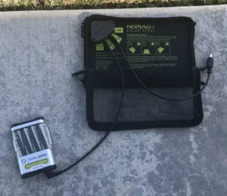 Goal Zero Nomad 7 Solar Panel and Guide 10 Battery Pack