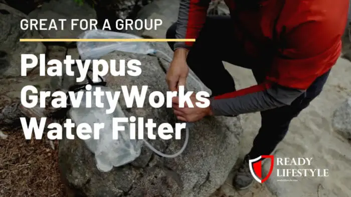 platypus water filter drying out clean water bag