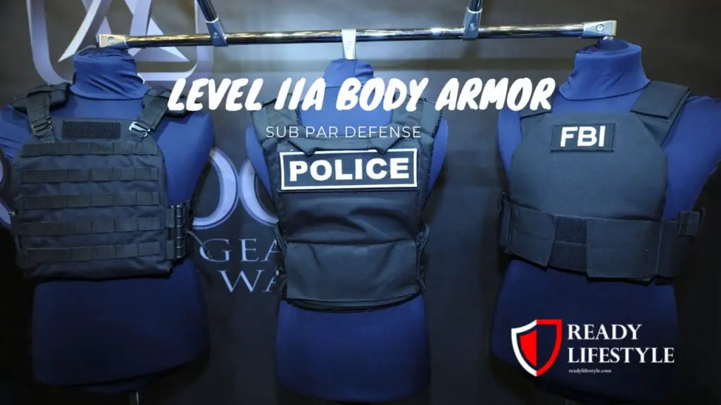 Level IIA Body Armor