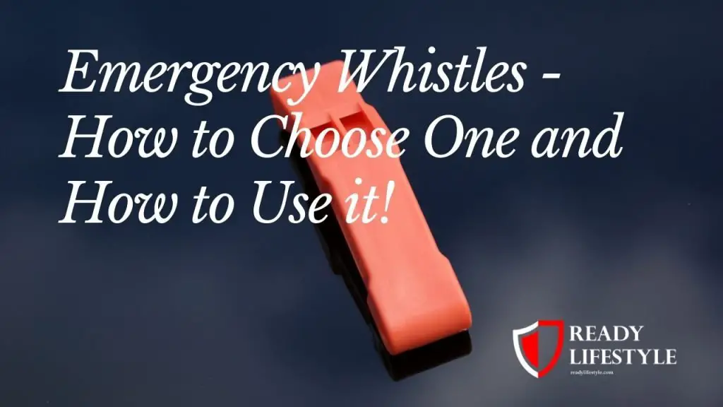 What is an Emergency Whistle